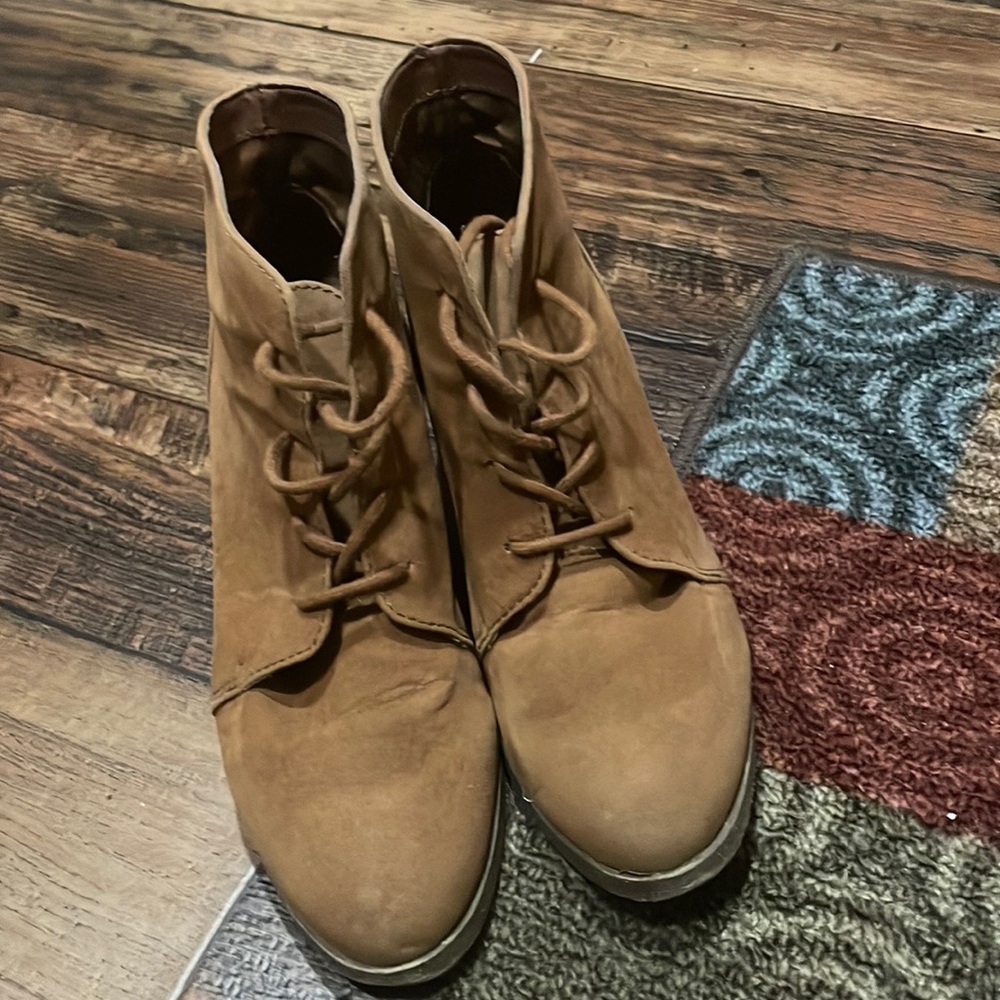 Womens Brown Booties